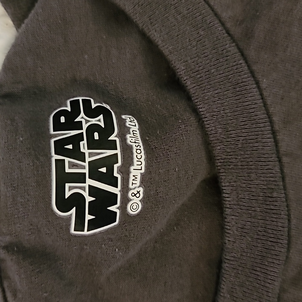 Star Wars Yoda Best Dad grey tee shirt size large - Picture 6 of 8